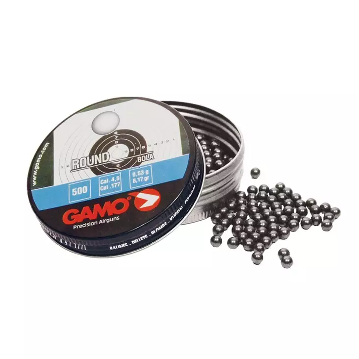 luoti pyöreä 5,5mm - Ilmakiväärin luodit 5,5mm ja 6,35mm - 793676018812 - 1