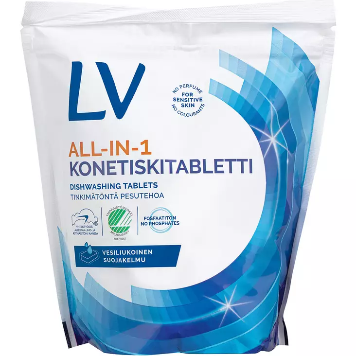 konetiskitabletti hajusteeton - Astianpesuaineet - 6414505015362 - 1