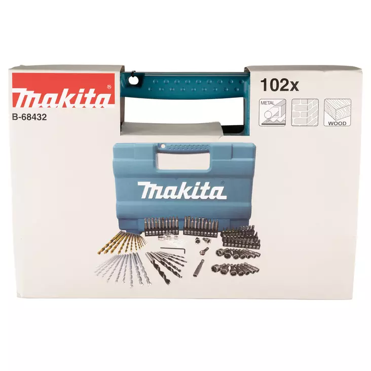 Makita poranterä ja kärkisarja 102 osainen - Porakoneen kärjet - 088381546072 - 1