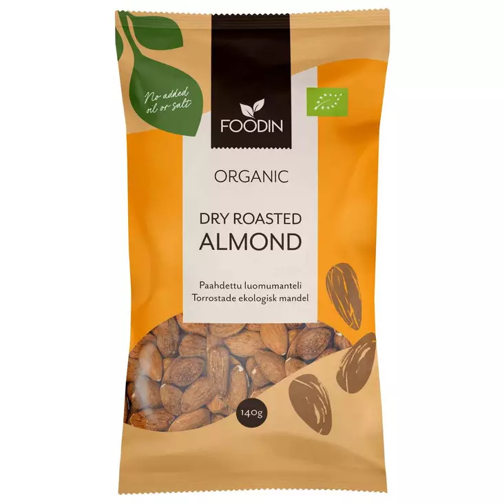 kuiva paahdetut mantelit - Pähkinät, siemenet ja levitteet - 6430048234602 - 1