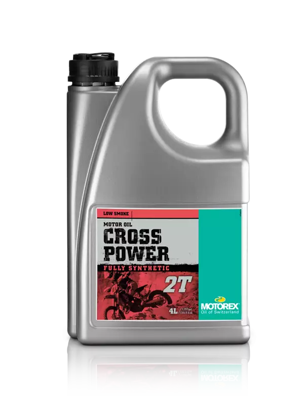 Moottoriöljy Motorex Cross Power 2T 4L - 2-tahti öljyt - 7611197013822 - 2