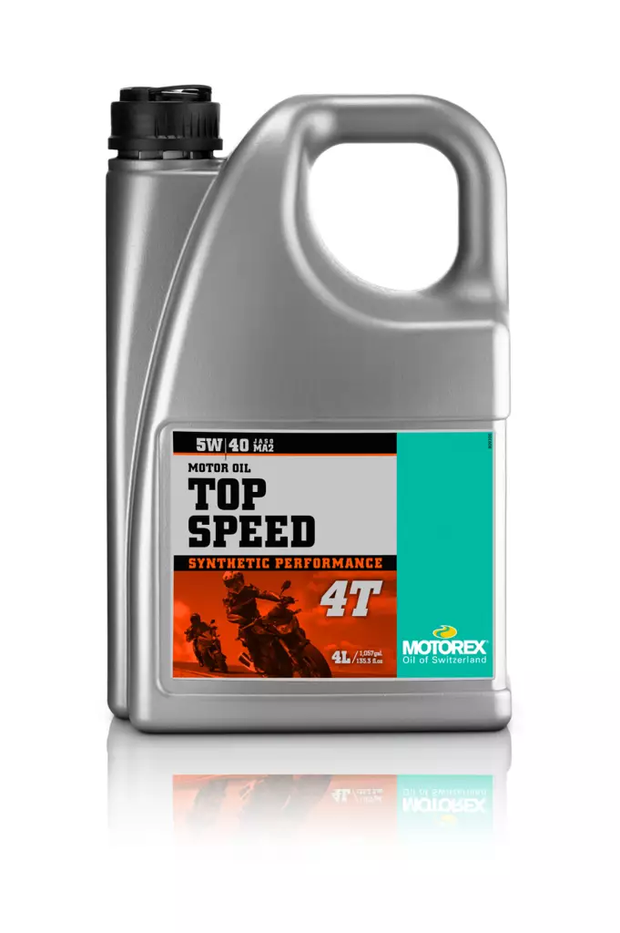 Moottoriöljy Motorex Top Speed 4T 5W/40 4L - 4-tahti öljyt - 7611197114062 - 2