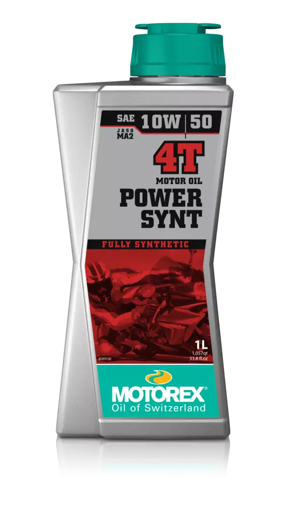Moottoriöljy Power Synt 4T 10W/50 1L Motorex - 4-tahti öljyt - 7611197124412 - 2