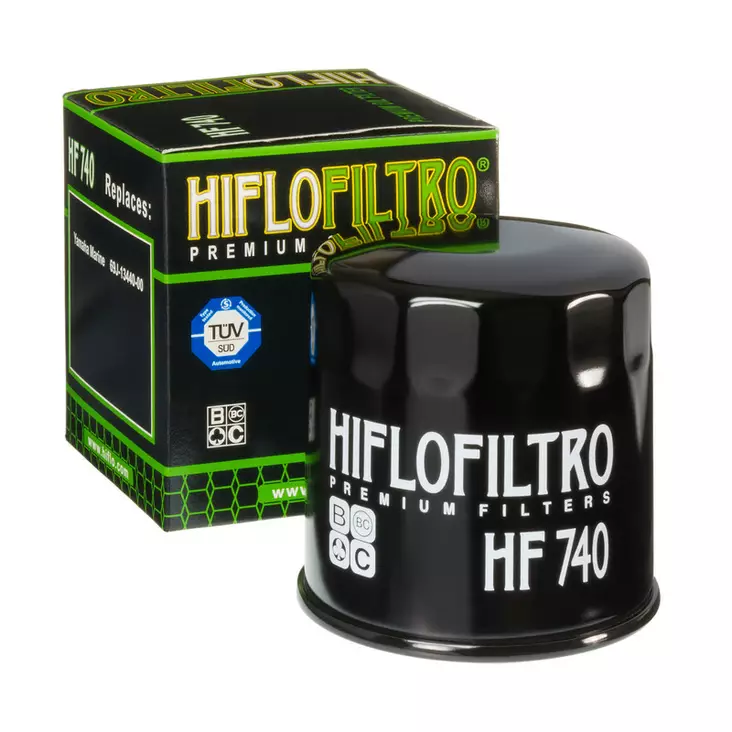 Moottoripyörän öljynsuodatin HF740 HiFlo - Moottoripyörän öljynsuodattimet - 824225111552 - 2