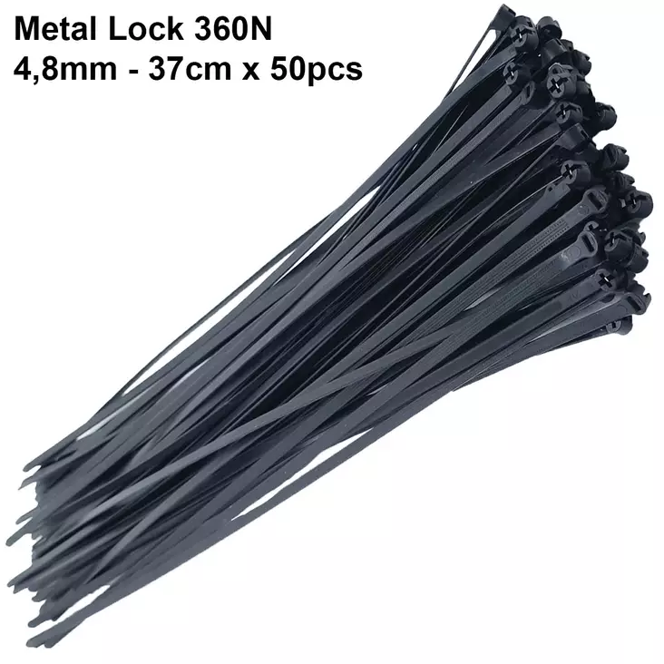 Nippusiteet metallilukolla - Nippusiteet ja rst-nippusiteet - 6430032159782 - 1