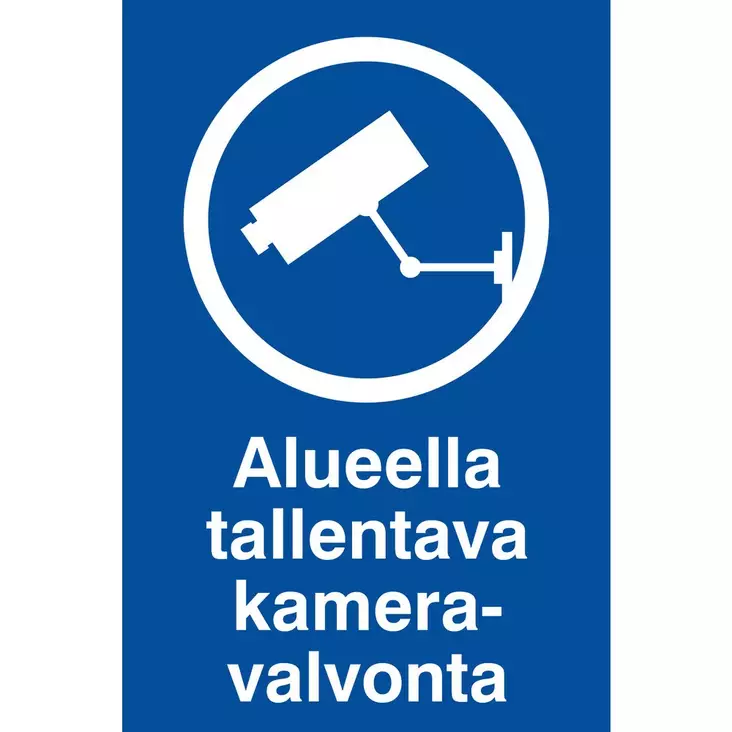 Opaste kameravalvonta - Opasteet ja varoituskyltit - 6430050628222 - 1