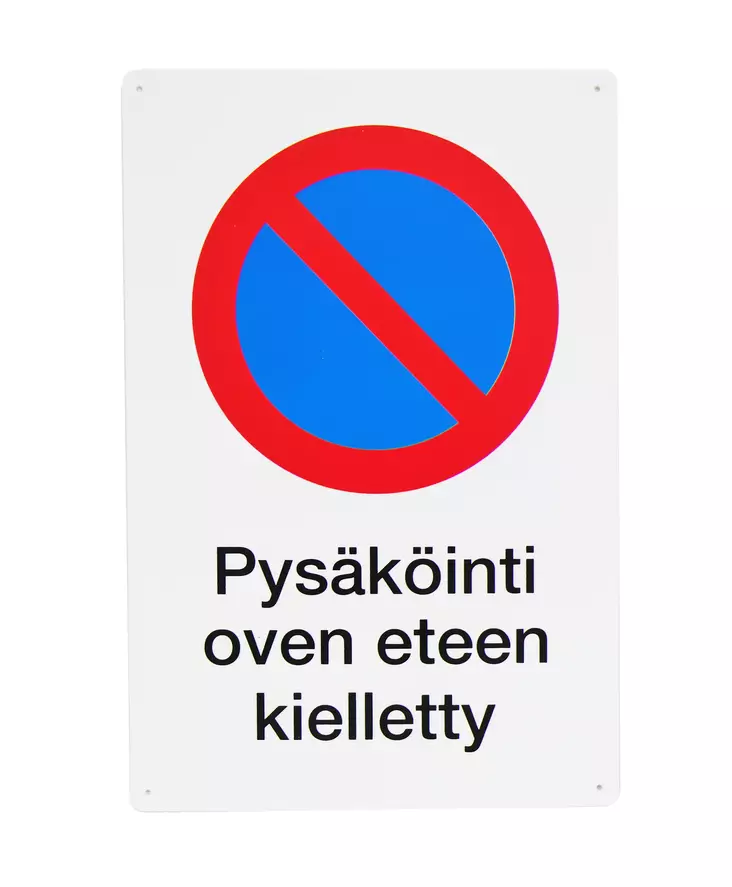 kyltti pysäköinti oven eteen kielletty - Opasteet ja varoituskyltit - 6430066036592 - 1