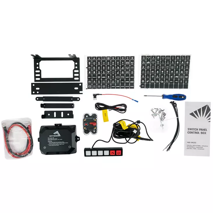 Optibeam lisävalo paneeli 4 kanavainen - Lisävalojen asennustarvikkeet - 6438255302022 - 1