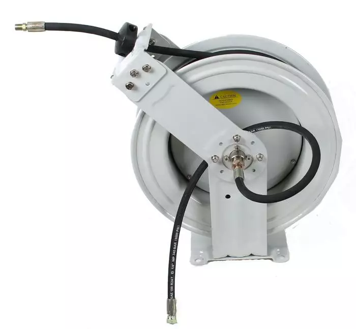 Painepesurikela 1/4" 15m teräsvahvistettu PRO Systems - Paineilmaletkukelat ja seinätelineet - 6430032150352 - 1