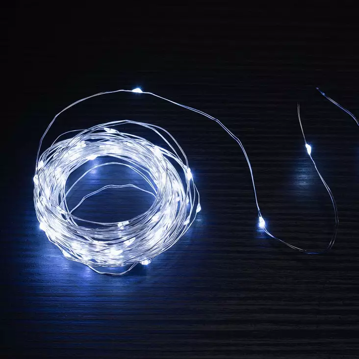 Paristovalosarja ulkokäyttöön 100led kirkas valkoinen - Valoketjut ulko- ja sisäkäyttöön - 6410416377162 - 1