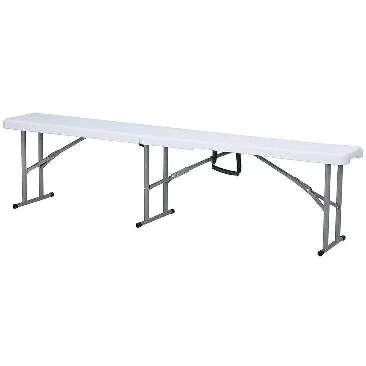 Festaripenkki kokoontaitettava 180 cm - Puutarhapenkit ja puutarhakeinut - 6438168117522 - 1