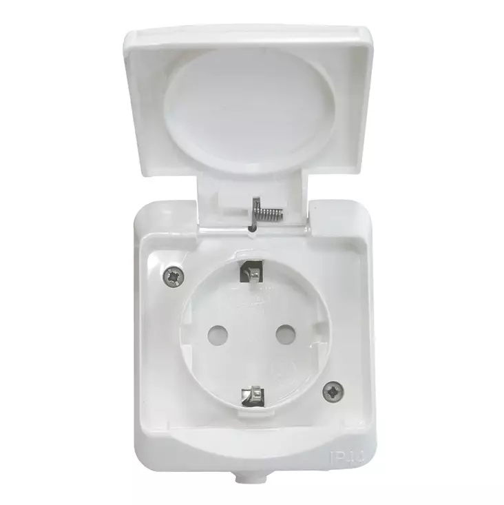 opal pistorasia ulkokäyttöön läpällä - Pistorasiat  - 6413821240762 - 1