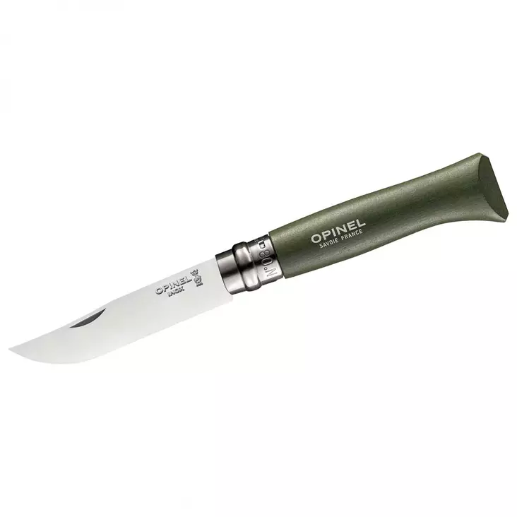 Opinel taittopuukko khaki N08 - Retkipuukot ja retkikirveet - 3123840017032 - 1