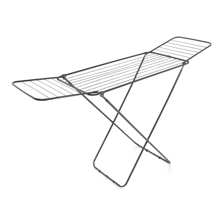 Pyykinkuivausteline harmaa 17m - Pyykinkuivaustelineet ja pyykkikorit - 8691913121252 - 1