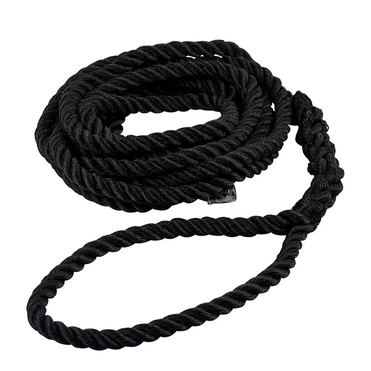 Qvarken Kiinnitysköysi Classic silmukalla 14mm 6m musta - Veneen kiinnitysköydet ja kettingit - 6438235214062 - 1