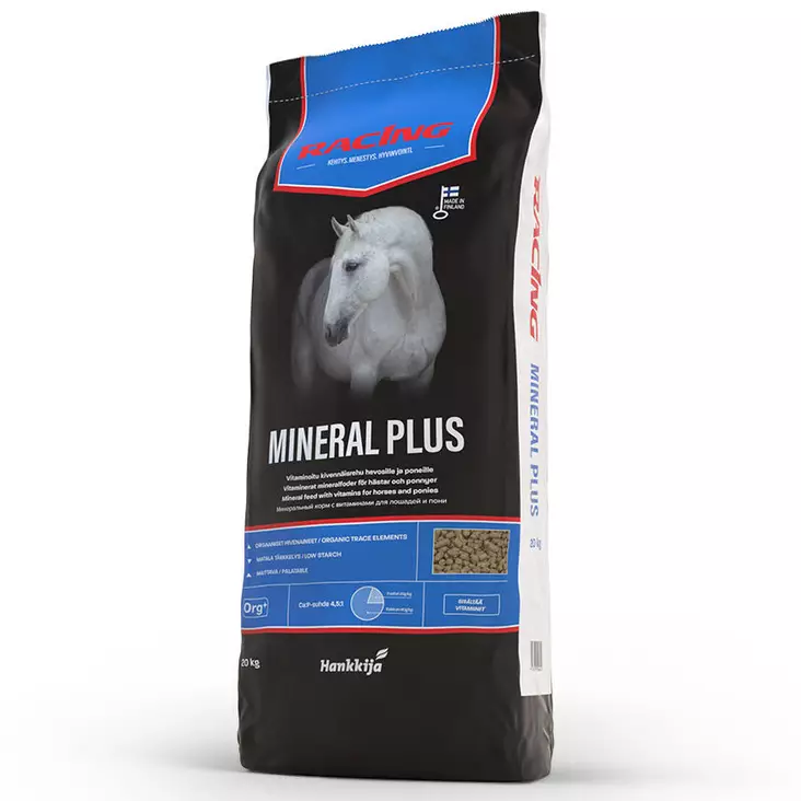 Racing mineral plus kivennäis ja vitamiinirehu hevosille 20kg - Hevosen rehut - 6417679040642 - 1