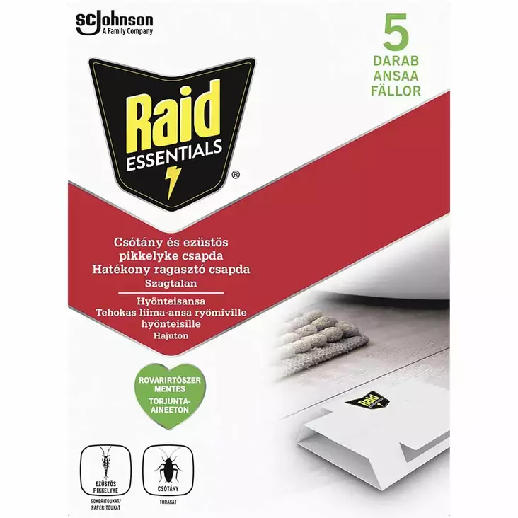 Raid hyönteisansa 5 kpl pakkauksessa - Hyönteiskarkottimet ja hyönteisansat - 5000204429572 - 1