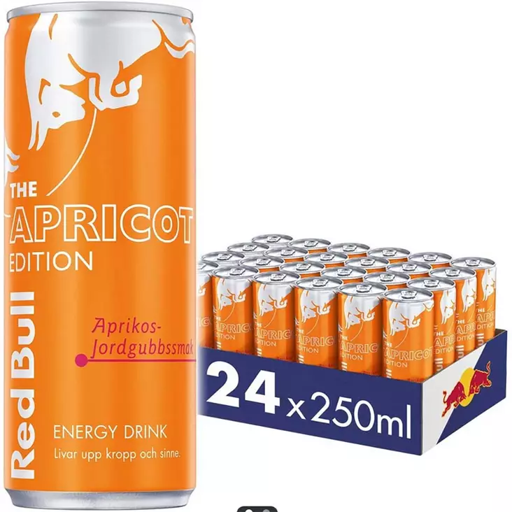 Red bull apricot edition 250 ml energiajuoma tukkupakkaus - Energiajuomat - 9002490256692 - 1