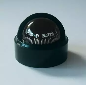 Riviera kompassi BS1 Black/Black card 88x70mm - Hydraulipilotit, VHF-radiot ja tutkat - 6438235048162 - 1