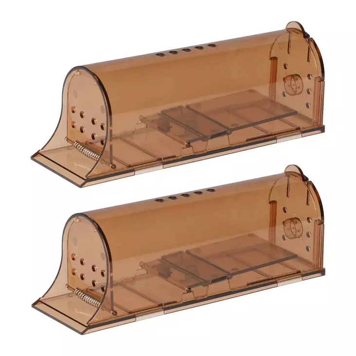 Hiiriansa pyydystä ja vapauta 2kpl muovinen hiirenloukku - Karkottimet ja loukut - 6410416366982 - 1