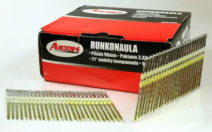 kampanaula 90mm 1000kpl - Naulaimien naulat ja hakaset - 6419773757952 - 1
