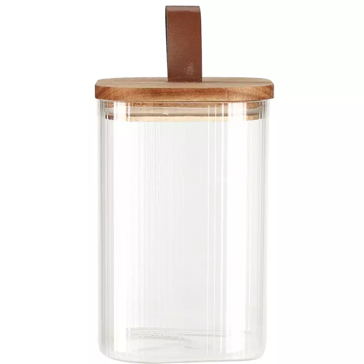 Säilytyspurkki puukansi - Säilytyspurkit ja säilytysastiat - 8720573906562 - 1