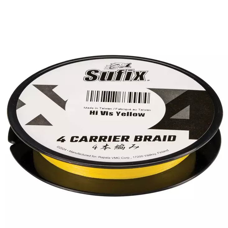 Sufix siima x4 braid hi vis yellow - Siimat - 024777740112 - 1