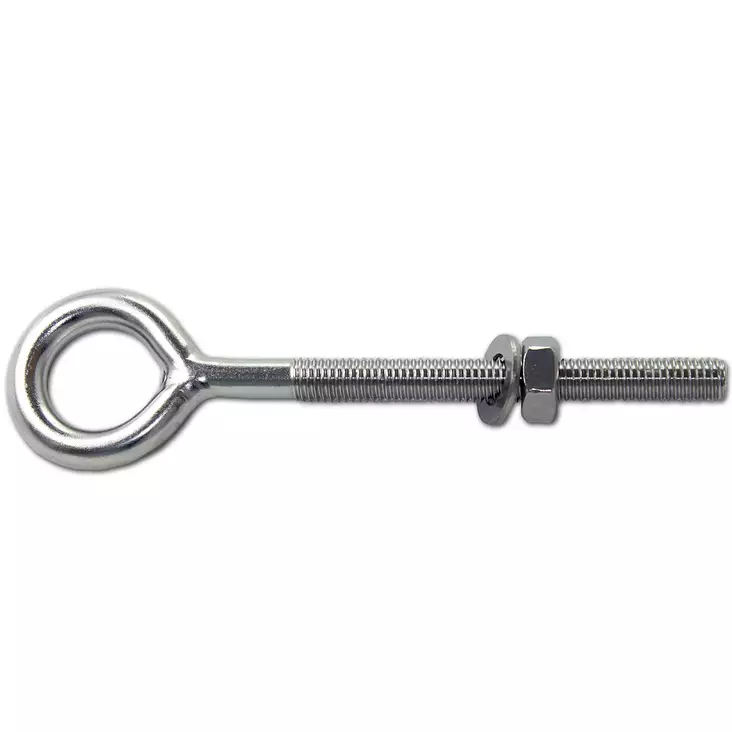 Silmukkaruuvi 10x150mm - Kiinnitysrenkaat ja nostorenkaat - 6430022583122 - 1