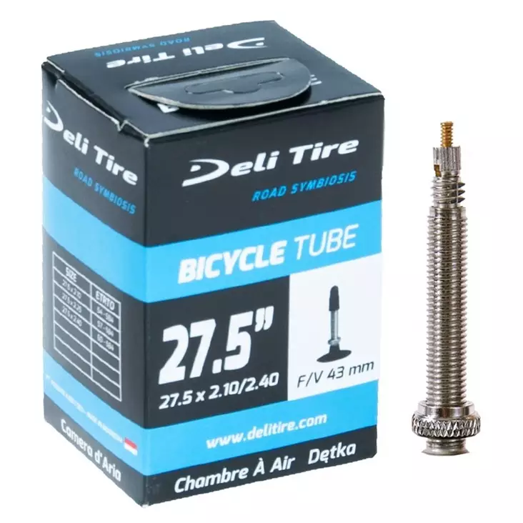 deli tire sisarengas polkupyoraan 27,5 tuumaa prestaventtiili 43mm - Polkupyörän sisärenkaat 29", 28" ja 26" - 8994242001852 - 1