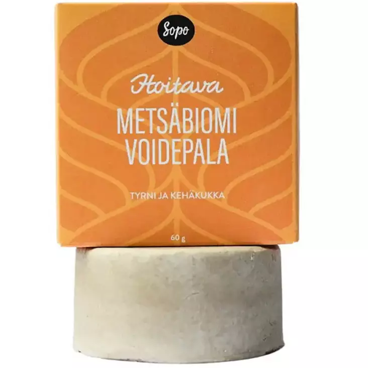 Sopo soap metsäbiomivoide tyrni ja kehäkukka 60 g - Luonnonkosmetiikka - 6430070050362 - 1