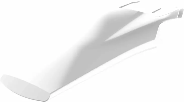 Takalokasuoja POLISPORT RR TC/FC 19-22 valkoinen - Motocrosspyörien takalokasuojat - 5604415109102 - 2