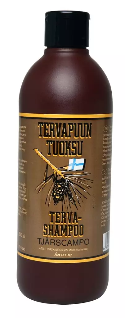 Tervashampoo tervan tuoksuinen 500ml - Shampoot - 6419642301262 - 1