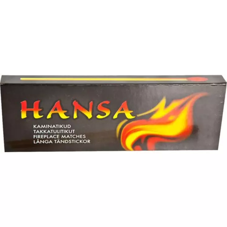 Hansa pitkät tulitikut - Kaasusytyttimet ja tulitikut - 4740302703242 - 1