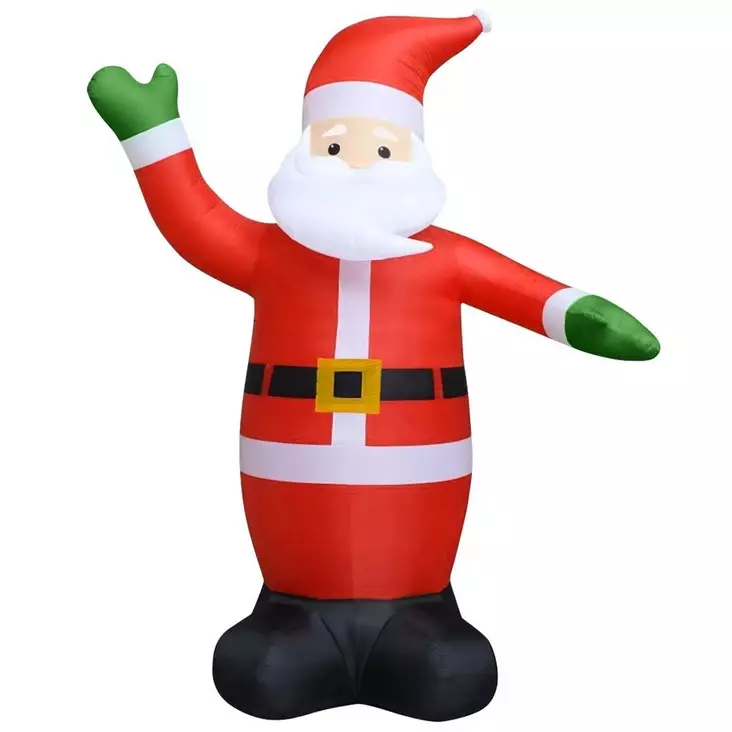 Valokoriste joulupukki 4m - Joulukoristeet - 8720573410052 - 1