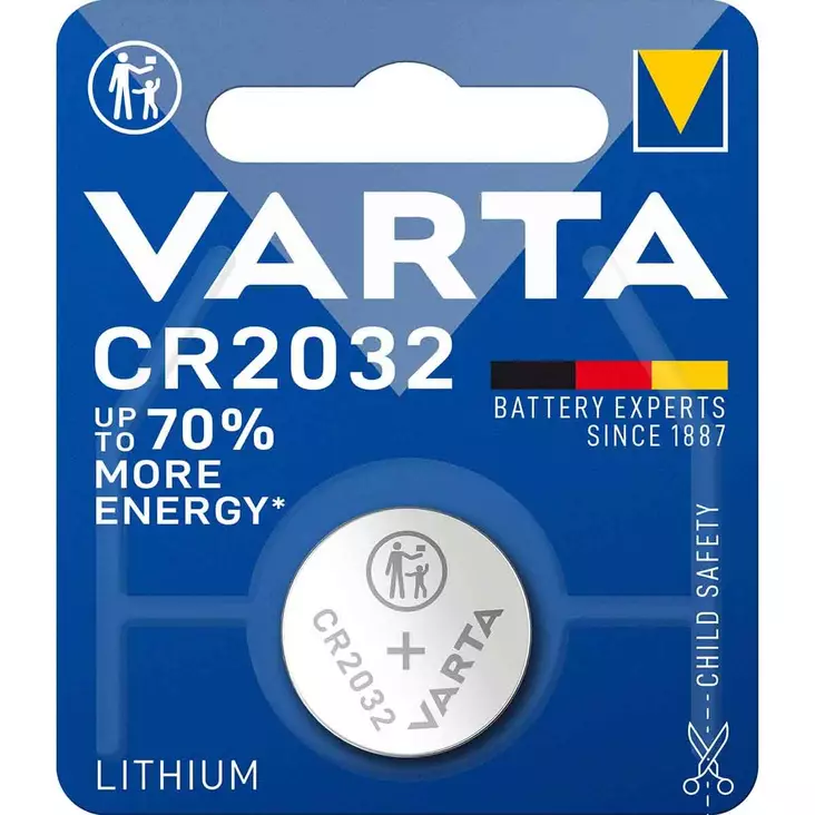 Varta lithium cr2032 nappiparisto - Erikoisparistot ja nappiparistot - 4008496276882 - 1