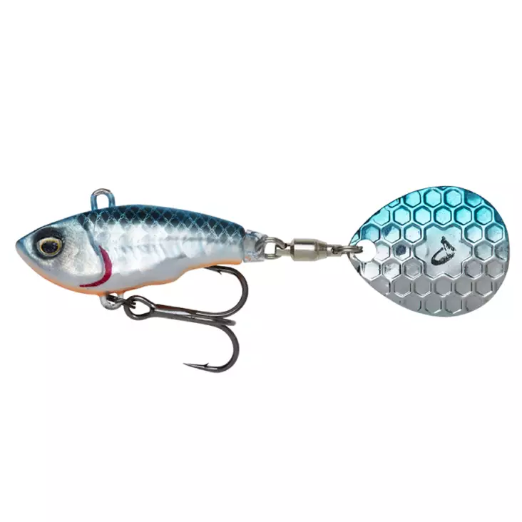 Savage gear fat tail spin sininen - Lippauistimet - 5706301770622 - 1