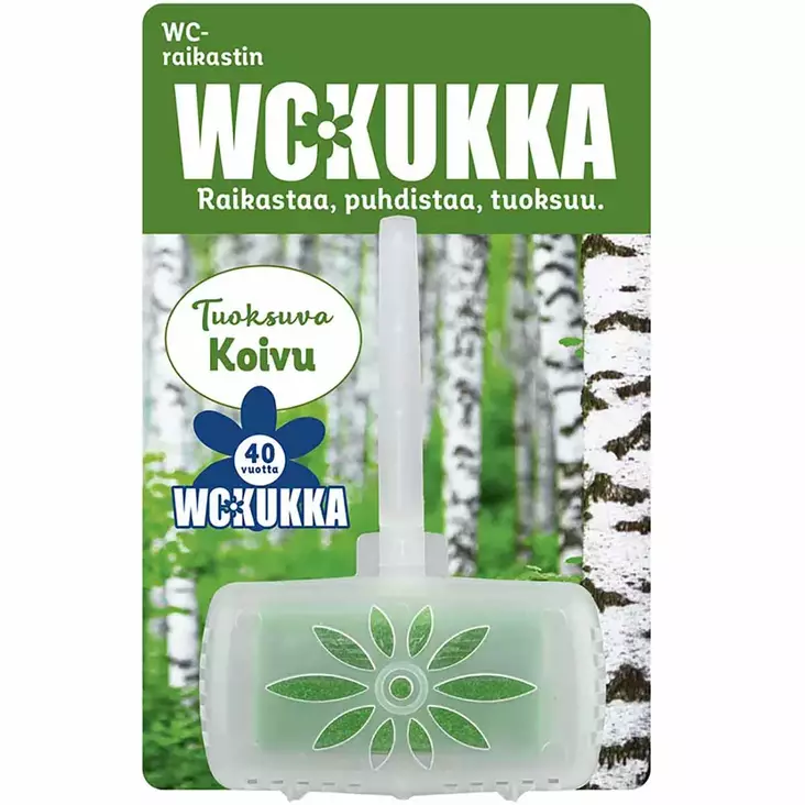 Wc raikastin koivu 50g wc kukka - Saniteettipesuaineet - 6412203102612 - 1