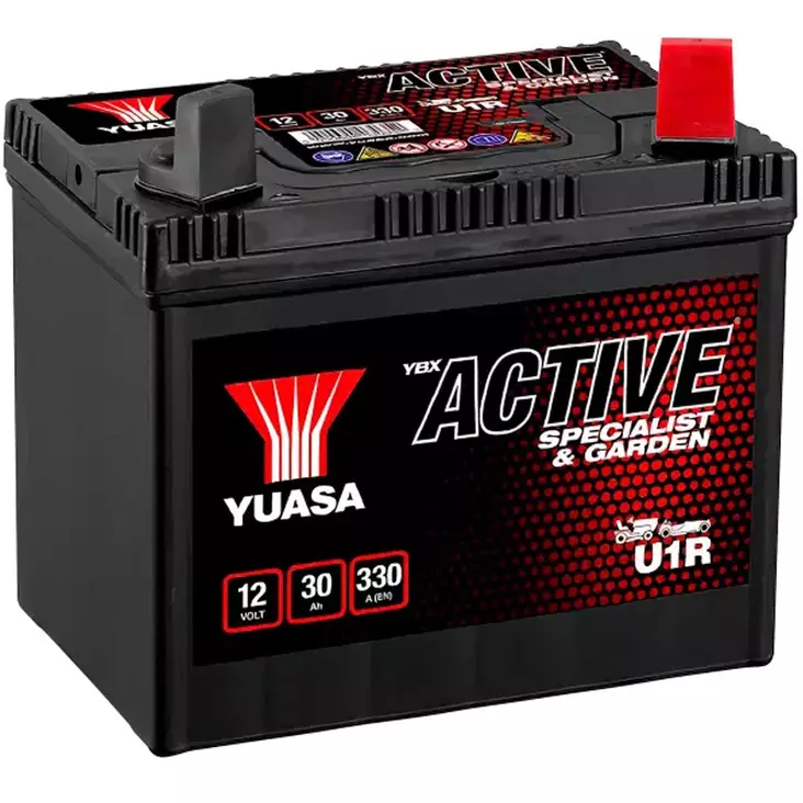 Yuasa ybx u1r 12v 30ah ruohonleikkurin akku - Ruohonleikkurin akut - 5050694030352 - 1