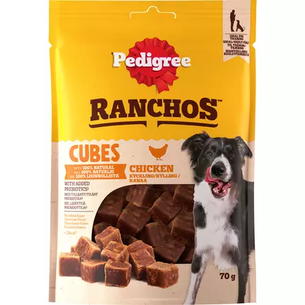 Pedigree koiran herkku ranchos cubes - Koiran hampaidenhoitotuotteet - 4008429171673 - 1