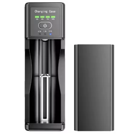 Akkuparitsolaturi18650 li ion akkuparistolle - Akkuparistolaturit ja paristotesterit - 6438471348323 - 1