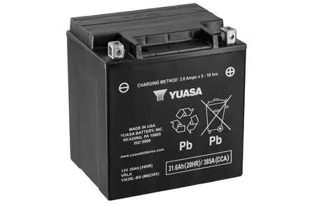 Akku Yuasa YIX30L-BS (CP) 12V 30Ah - Pienkoneakut 10-30Ah - 048493623023 - 2