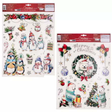 Joulutarra ikkunaan lajitelma - Joulukoristeet - 8721037552943 - 2