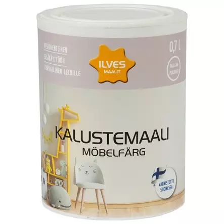 Ilves kalustemaali v40 vaaleanpunainen 0,7l - Talomaalit - 6430026955253 - 1