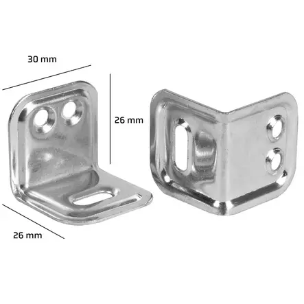 kalustekulma502 - Kulmaraudat ja kiinnityslevyt - 6414671050723 - 2