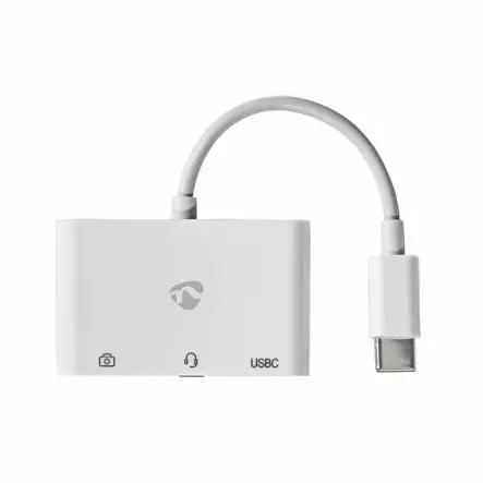 Moniporttisovitin usb a usb c - Liittimet, adapterit ja telakointiasemat - 5412810415953 - 2