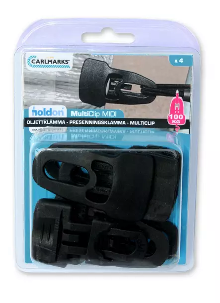 Peitteen kiinnike 4-pakkaus - Pressun kiinnitystarvikkeet - 7331905001803 - 2