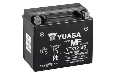 Pienkoneakku 12V 10Ah Yuasa YTX12-BS - Pienkoneakut 10-30Ah - 5050694036903 - 2