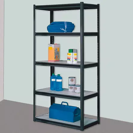 5-tasoinen varastohylly terästä - Varastohyllyt - 6295123160043 - 2