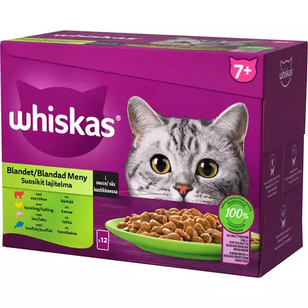 Whiskas 7+ suosikit lajitelma - Kissan märkäruoka - 3065890155343 - 1