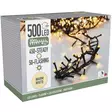 Led valosarja 500led tiheä lämmin valkoinen - Valoketjut ulko- ja sisäkäyttöön - 8721037682213 - 2